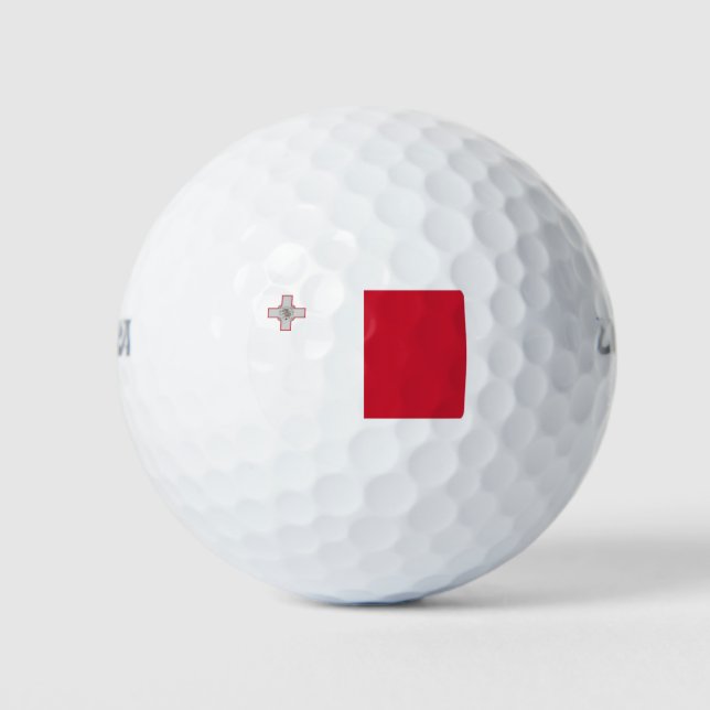Pelotas De Golf Bandera de Malta (Anverso)