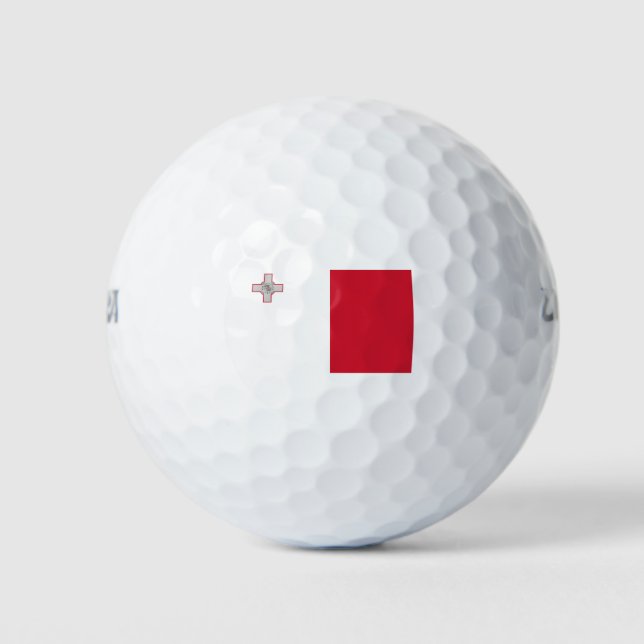 Pelotas De Golf Bandera de Malta (Anverso)