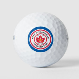 Pelotas De Golf Bandera de Markham (Ontario, Canadá)