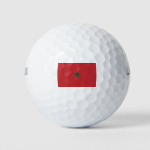 Pelotas De Golf Bandera de Marruecos