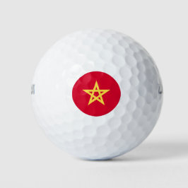 Pelotas De Golf Bandera de Marruecos