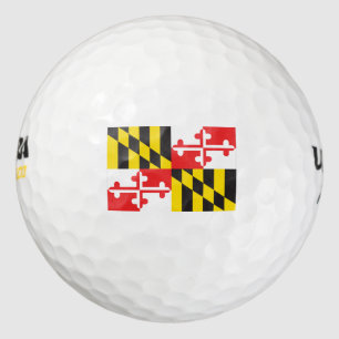 Pelotas De Golf Bandera de Maryland