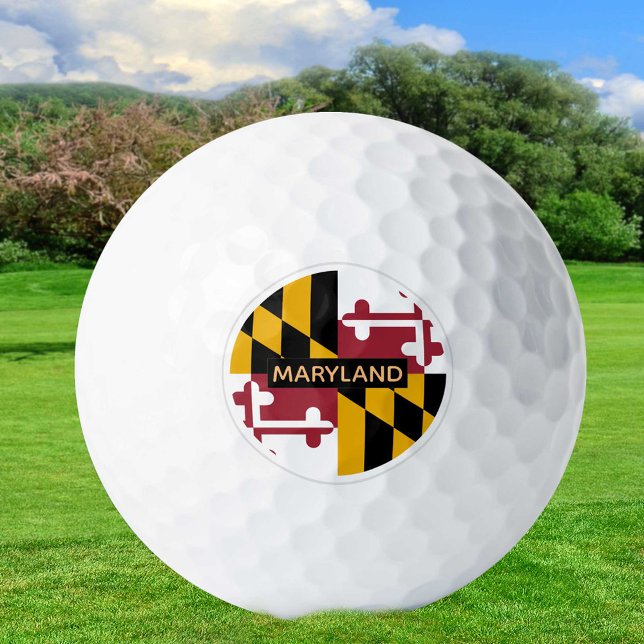 Pelotas De Golf Bandera de Maryland y Maryland de golf de los Esta (Subido por el creador)