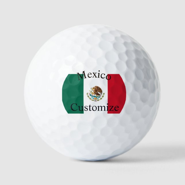 Pelotas De Golf Bandera de México Thunder_Cove (Anverso)