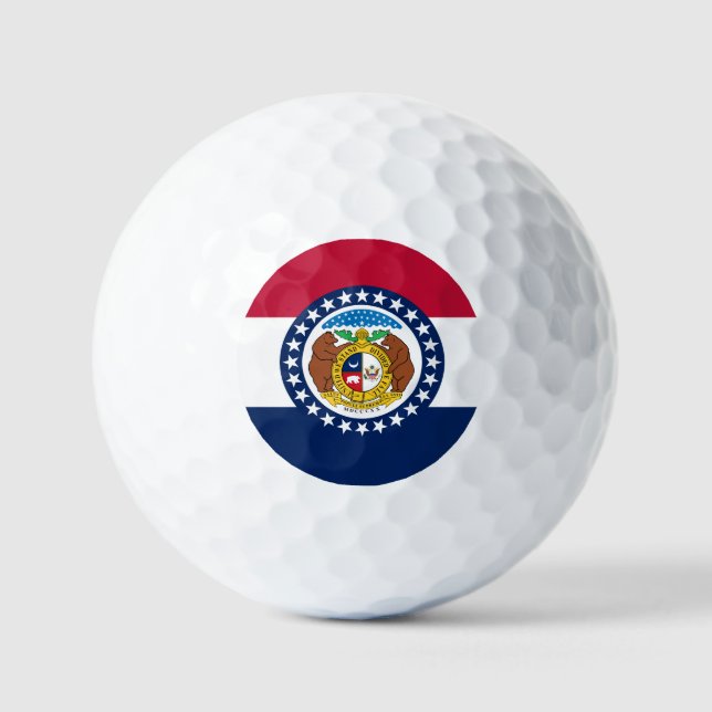 Pelotas De Golf Bandera de Misuri (Anverso)