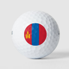 Pelotas De Golf Bandera de Mongolia