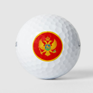 Pelotas De Golf Bandera de Montenegro