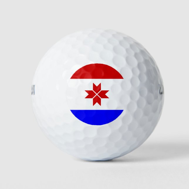 Pelotas De Golf Bandera de Mordovia (Anverso)