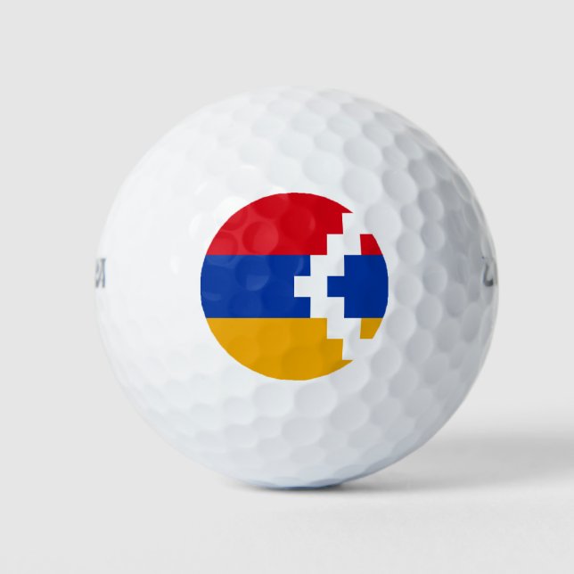 Pelotas De Golf Bandera de Nagorno Karabakh (Anverso)