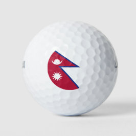 Pelotas De Golf Bandera de Nepal