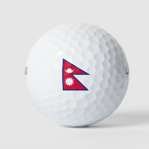 Pelotas De Golf Bandera de Nepal