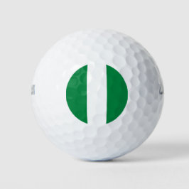 Pelotas De Golf Bandera de Nigeria