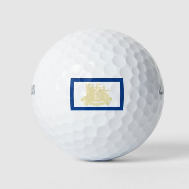 Pelotas De Golf Bandera de Nueva Jersey (Anverso)