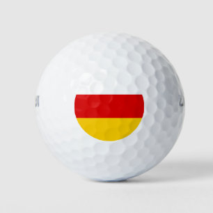 Pelotas De Golf Bandera de Osetia del Sur