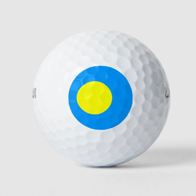 Pelotas De Golf Bandera de Palaos (Anverso)