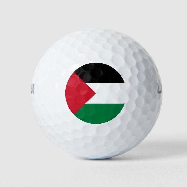 Pelotas De Golf Bandera de Palestina (Anverso)