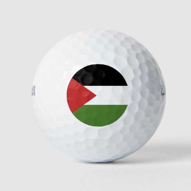 Pelotas De Golf Bandera de Palestina (Anverso)
