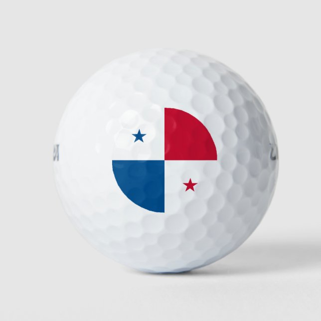Pelotas De Golf Bandera de Panamá (Anverso)