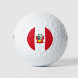 Pelotas De Golf Bandera de Perú