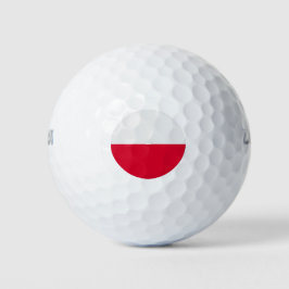 Pelotas De Golf Bandera de Polonia