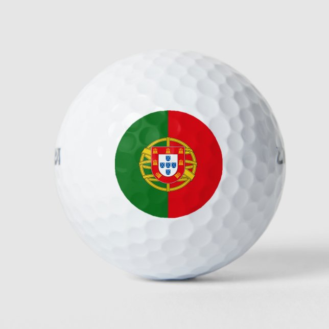 Pelotas De Golf Bandera de Portugal (Anverso)