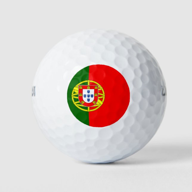 Pelotas De Golf Bandera de Portugal (Anverso)