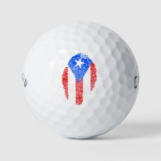 Pelotas De Golf Bandera de Puerto Rico