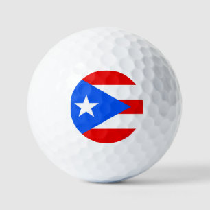Pelotas De Golf bandera de Puerto Rico