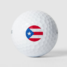 Pelotas De Golf Bandera de Puerto Rico