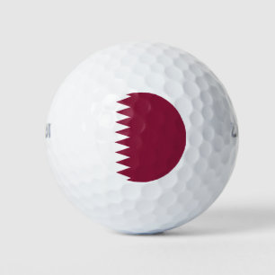 Pelotas De Golf Bandera de Qatar