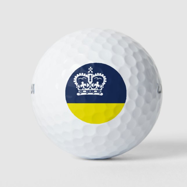 Pelotas De Golf Bandera de Regina (Saskatchewan, Canadá) (Anverso)