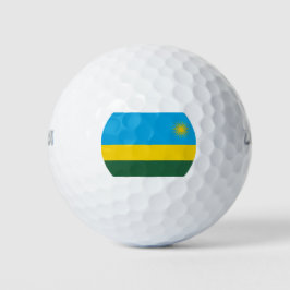 Pelotas De Golf Bandera de Ruanda (Ruanda) (País Africano)