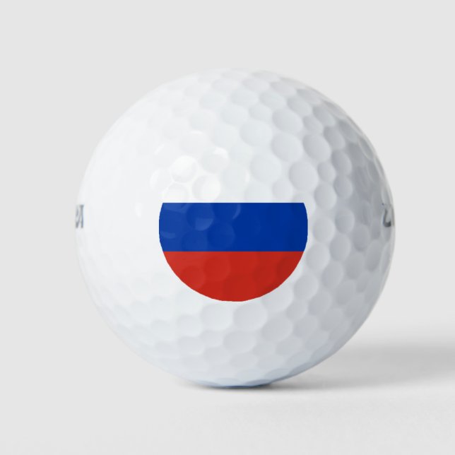 Pelotas De Golf Bandera de Rusia (Anverso)