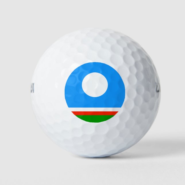 Pelotas De Golf Bandera de Saja (Anverso)
