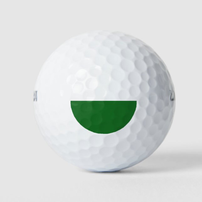 Pelotas De Golf Bandera de Sajonia (Estado alemán) (Anverso)