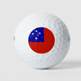 Pelotas De Golf Bandera de Samoa