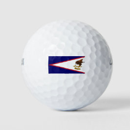 Pelotas De Golf Bandera de Samoa Americana