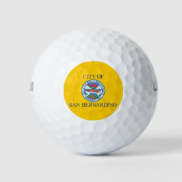 Pelotas De Golf Bandera de San Bernardino (California)
