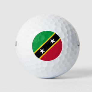 Pelotas De Golf Bandera de San Cristóbal y Nieves