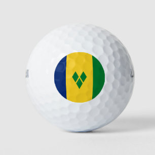 Pelotas De Golf Bandera de San Vicente