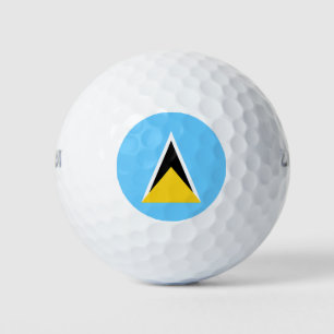 Pelotas De Golf Bandera de Santa Lucía