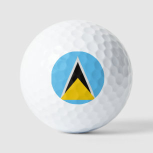Pelotas De Golf Bandera de Santa Lucía