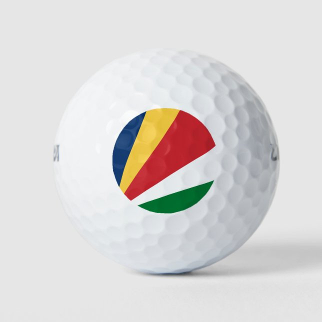 Pelotas De Golf Bandera de Seychelles (Anverso)