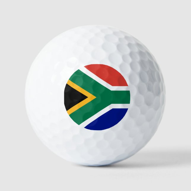 Pelotas De Golf bandera de Sudáfrica (Anverso)