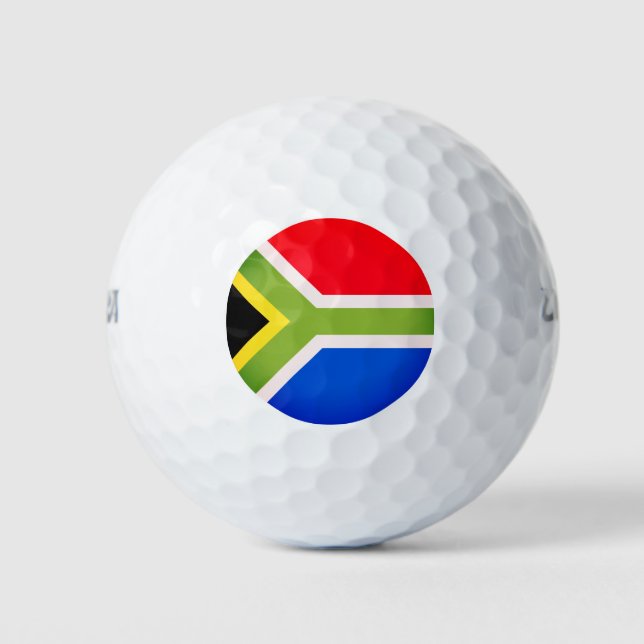 Pelotas De Golf Bandera de Sudáfrica (Anverso)