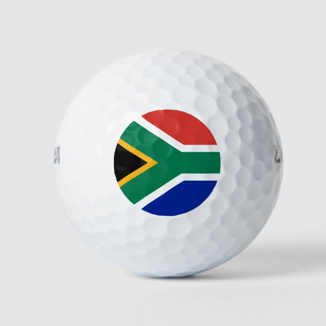Pelotas De Golf Bandera de Sudáfrica (Anverso)