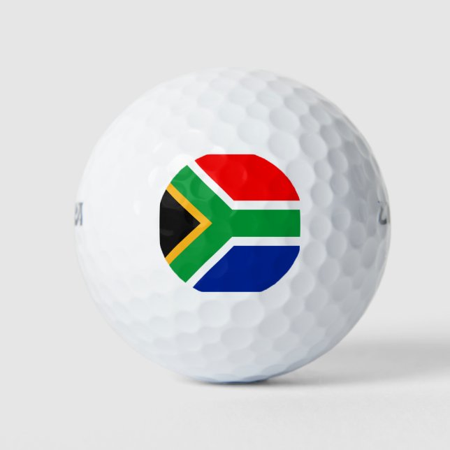 Pelotas De Golf Bandera de Sudáfrica (Anverso)
