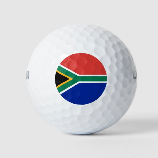 Pelotas De Golf Bandera de Sudáfrica (Anverso)