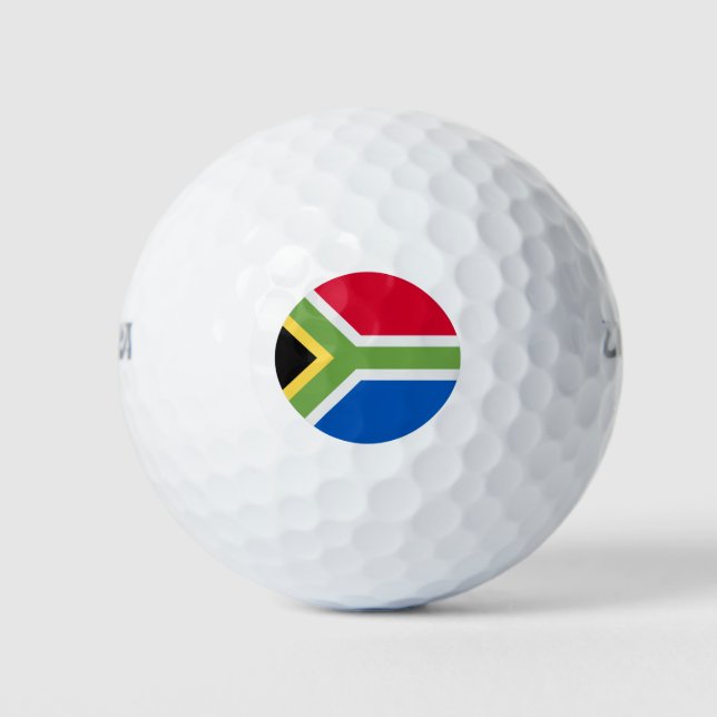 Pelotas De Golf Bandera de Sudáfrica (Anverso)