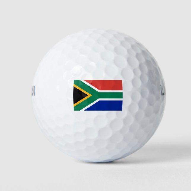 Pelotas De Golf Bandera de Sudáfrica (Anverso)